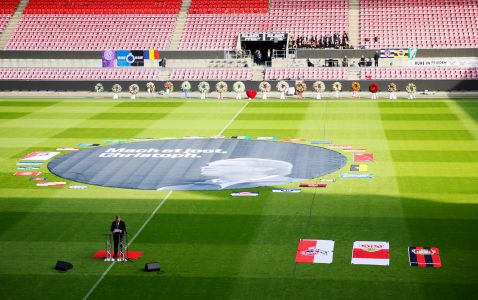 Memorial service  for late Beşiktaş Coach Daum