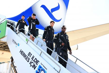 Beşiktaş arrive in Gaziantep City 