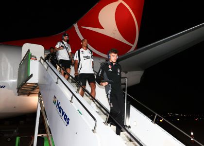 Beşiktaş arrive in Gaziantep 