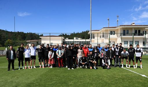 Special guests at Beşiktaş training ground 