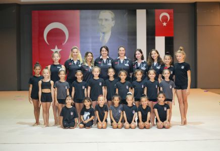 Beşiktaş gymnasts training for new season 