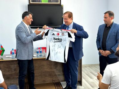 Spor Okulları Koordinatörümüz Ufuk Pak’tan Nahçıvan Futbol Federasyonu’na Ziyaret