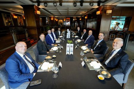 Friendly lunch with UEFA and Lugano representatives 